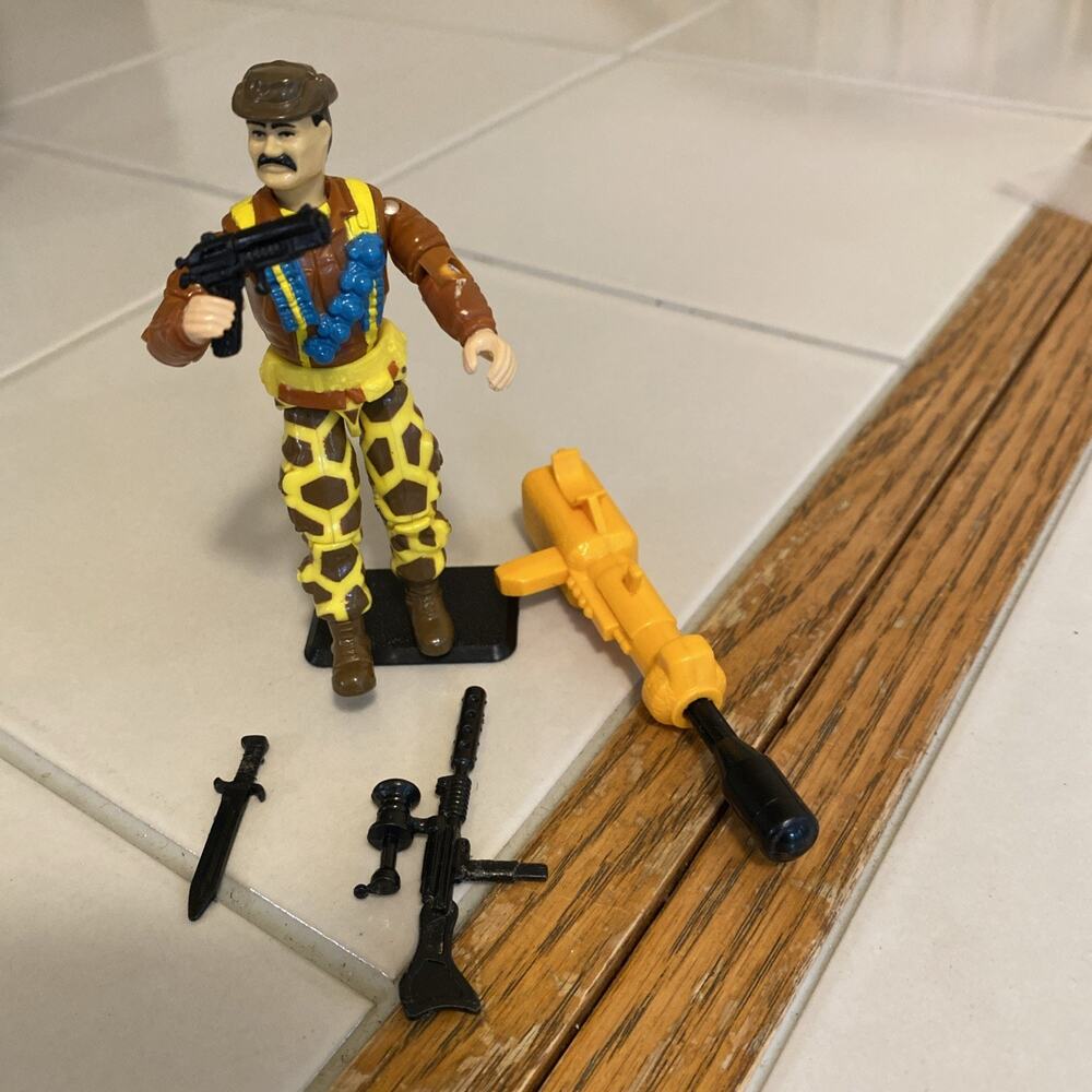 Vintage 1993 Hasbro GI Joe Battle Corps LEATHERNECK v3 near complete
